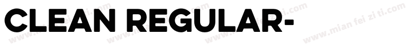 Clean Regular字体转换